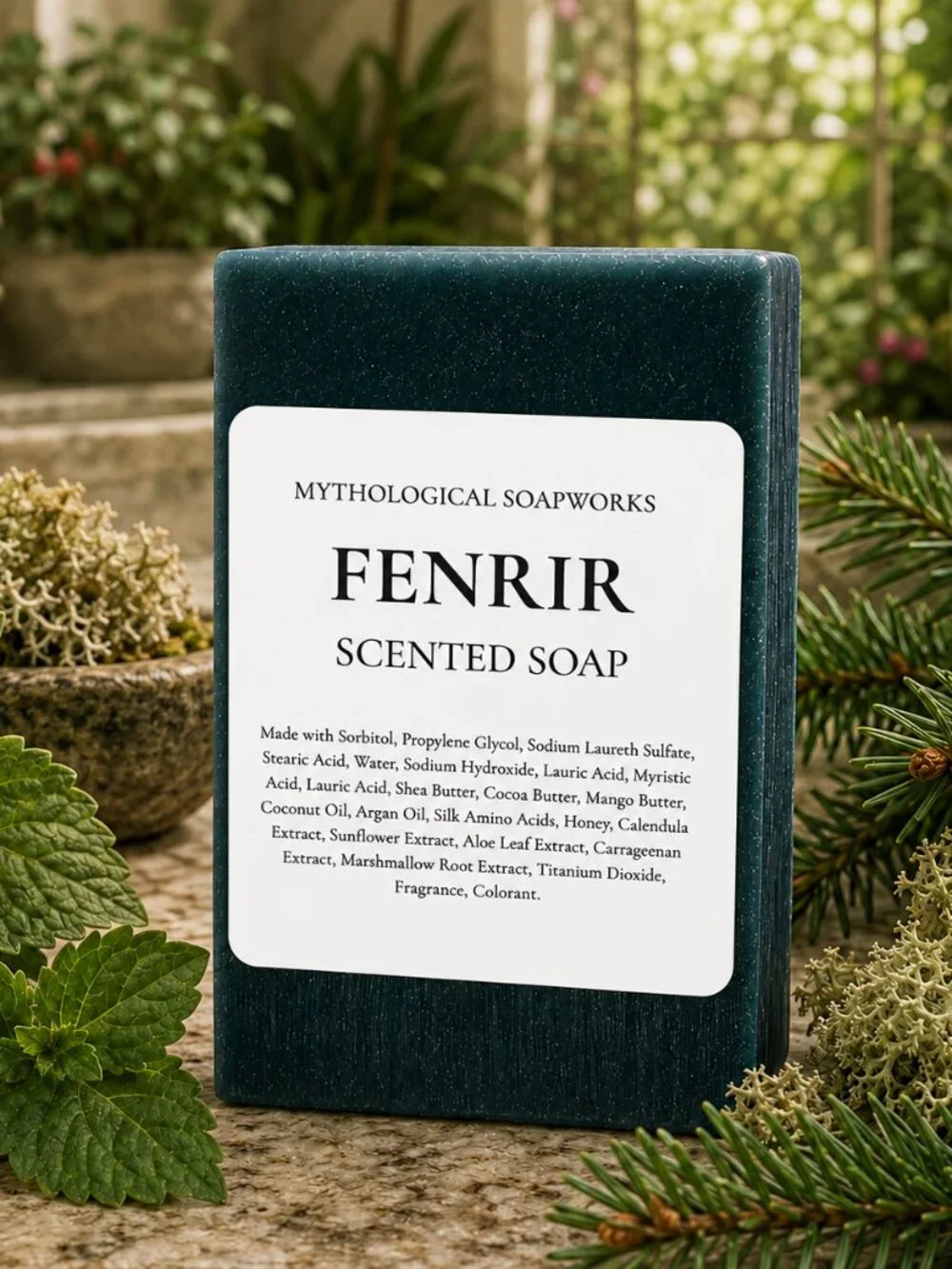 FENRIR Patchouli Forest Scented Artisan Soap.